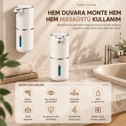 Vayomy PureTouch Temassız Sensörlü Sabunluk