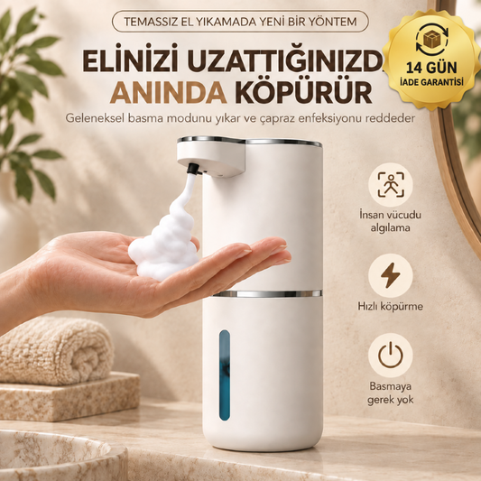 Vayomy PureTouch Temassız Sensörlü Sabunluk